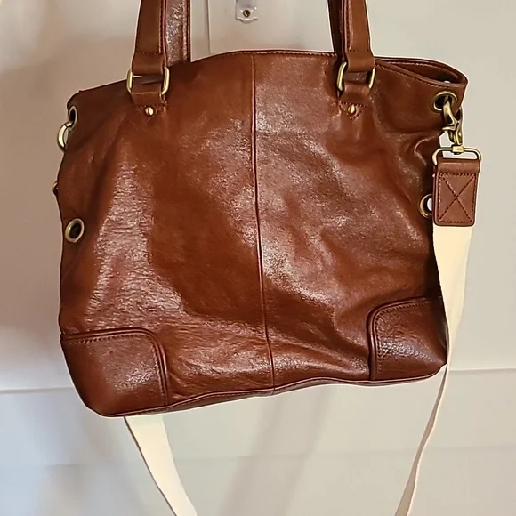 Tarnish Brand Deep Brown Leather Bag - Picture 3 of 9